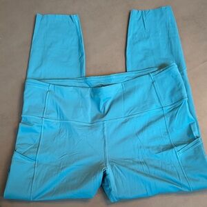 Blue/turquoise Lululemon Leggings